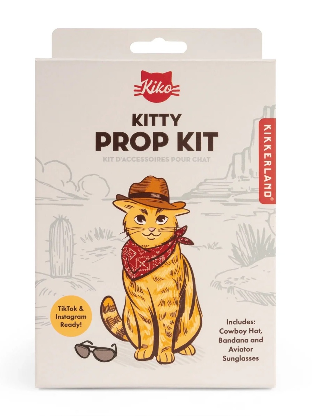 Cowboy Hat & Accessories for Cats, Small Pets